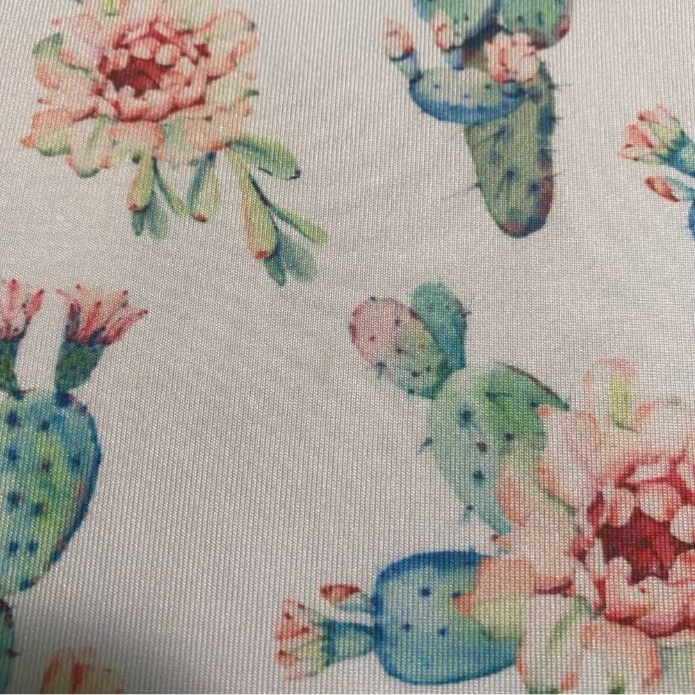 Bad Birdie Floral Cactus Polo Mens L Golf Performance Stretch - Picture 5 of 14